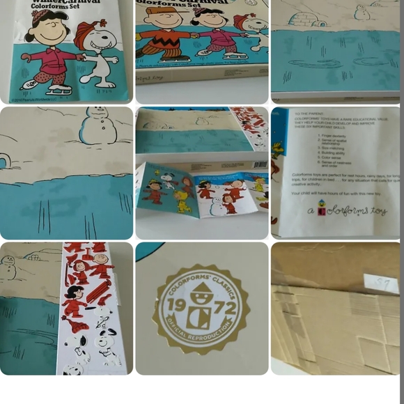 Peanuts | Toys | Colorforms Retro Lucys Winter Carnival Art And Craft ...